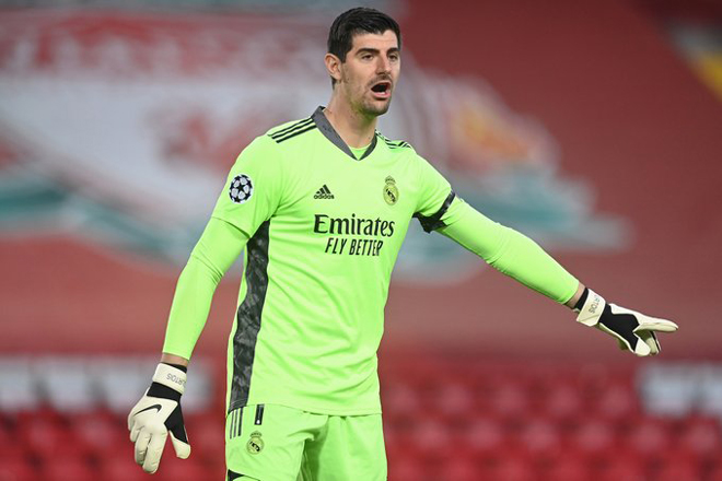 Courtois là "bức tường thành" quá khó vượt qua đối với các cầu thủ Liverpool trong trận đấu này