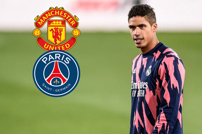 MU và PSG đang cạnh tranh quyết liệt Raphael Varane (Real Madrid)
