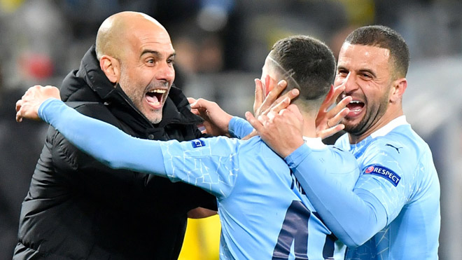 Pep Guardiola vừa cân bằng kỷ lục là HLV giành vé vào vòng bán kết Champions League nhiều nhất lịch sử (8 lần) như đại kình địch Jose Mourinho