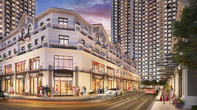 Gateway Tower toạ&nbsp;lạc tại tâm điểm phồn hoa Sapphire 2 - phân khu sở hữu shop downtown thời thượng và shop khối đế sầm uất phục vụ mọi nhu cầu mua sắm-ẩm thực-giải trí của khách thuê.
