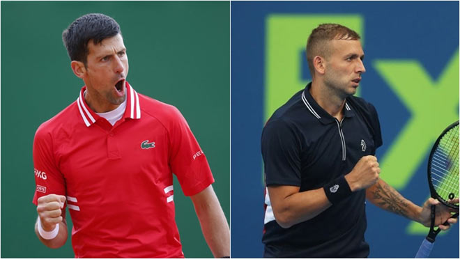 Novak Djokovic đối đầu "ẩn số" Daniel Evans ở vòng 3 Monte Carlo Masters năm nay