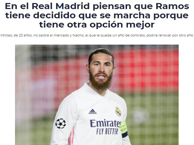 Ramos chốt tương lai, báo Tây Ban Nha loan tin đã chia tay đồng đội tại Real