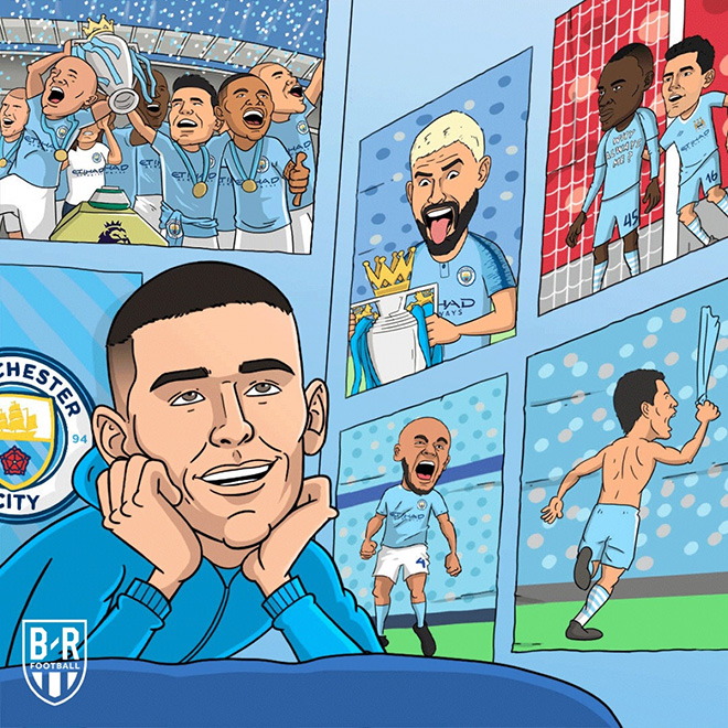 Phil Foden trên đường trở thành huyền thoại mới của Man City.