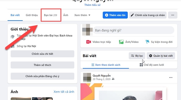 Cách xóa bạn bè trên Facebook nhanh nhất không dùng công cụ - 2