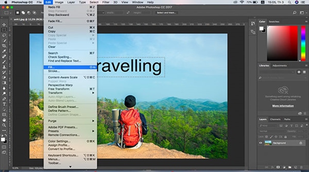 Cách xóa chữ trên ảnh trực tuyến và Photoshop đơn giản - 14