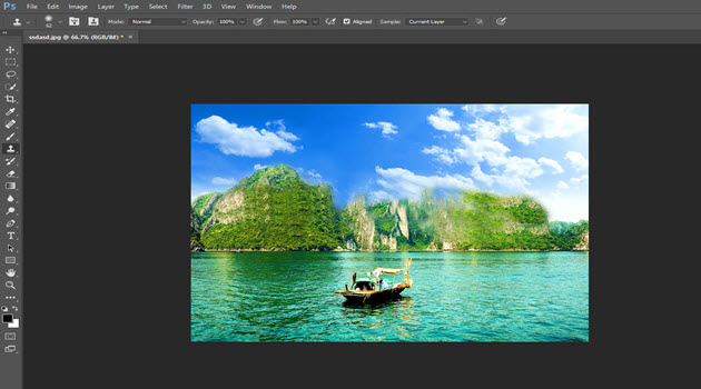 Cách xóa chữ trên ảnh trực tuyến và Photoshop đơn giản - 17