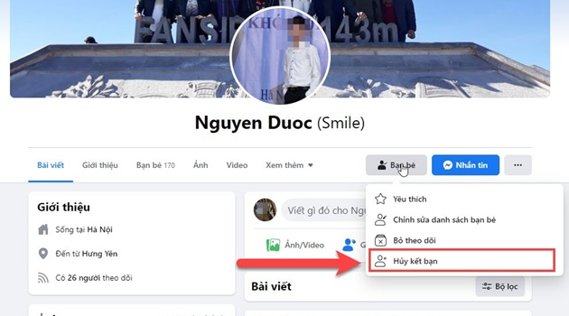 Cách xóa bạn bè trên Facebook nhanh nhất không dùng công cụ - 4