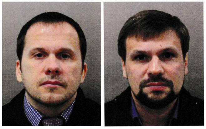 Alexander Petrov và Ruslan Boshirov. Ảnh: Reuters