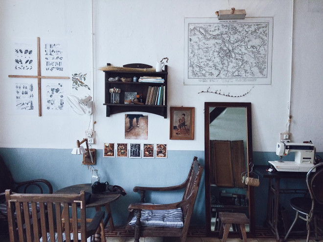 Những vật trang trí vintage - Ảnh: The Little Plan