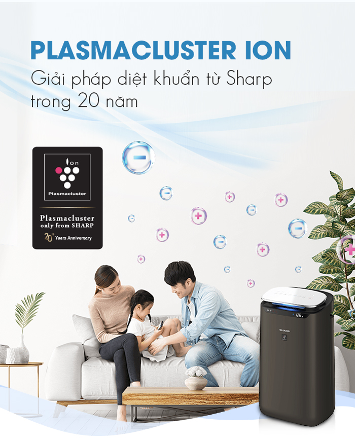 Plasmacluster Ion - giải pháp diệt khuẩn từ Sharp trong 20 năm - 2