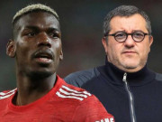 Bóng đá - Pogba nhờ &quot;siêu cò&quot; Raiola ép MU tăng lương sốc: Real, PSG, Juventus hí hửng