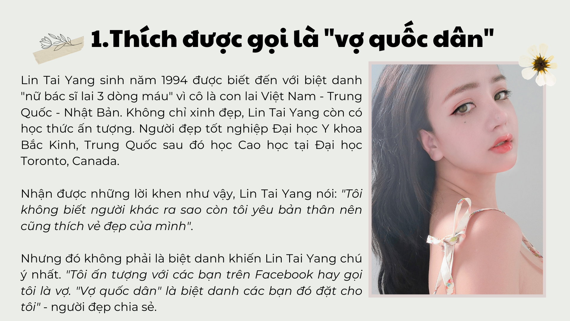 Bác sĩ gốc Việt Lin Tai Yang: &#34;Bị gọi là dị dạng nhưng tôi bỏ qua&#34; - 2