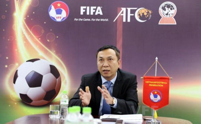 Ông Trần Quốc Tuấn phát biểu ý kiến tại cuộc họp Ban Thường vụ AFC.