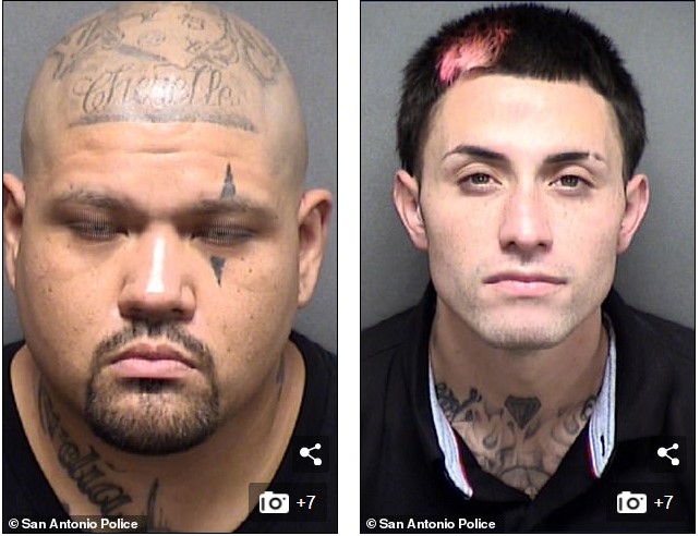 2 nghi phạm Alex Anthony Garcia (trái) và Sammie Joe Barbosa. Ảnh: San Antonio Police