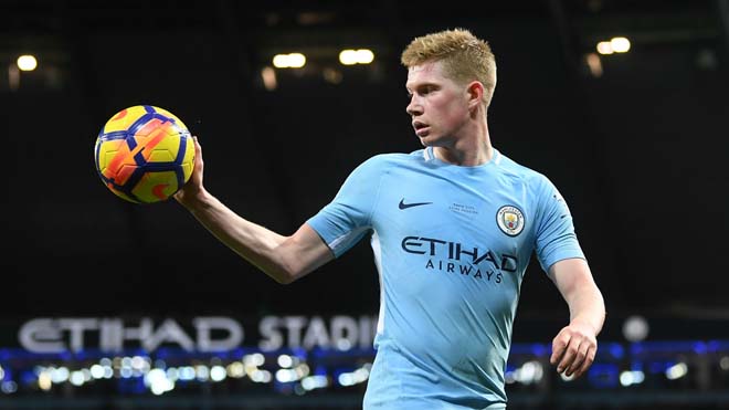 De Bruyne có thể kịp đấu Tottenham ở chung kết League Cup