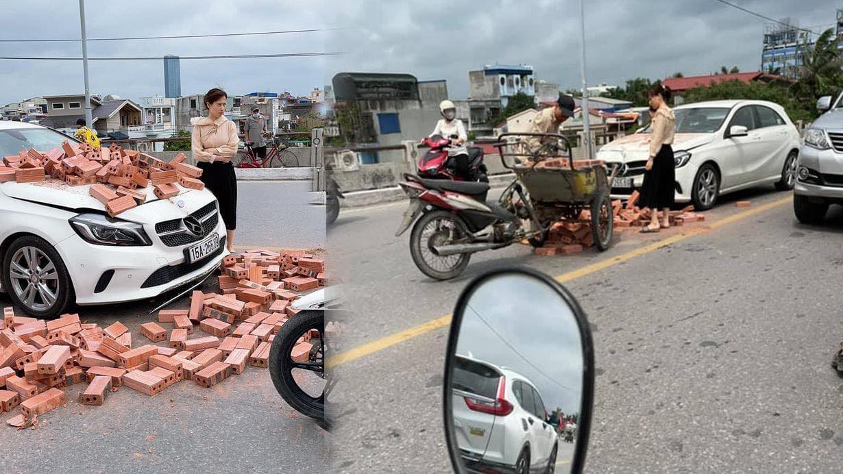 Hiện trường vụ tai nạn.