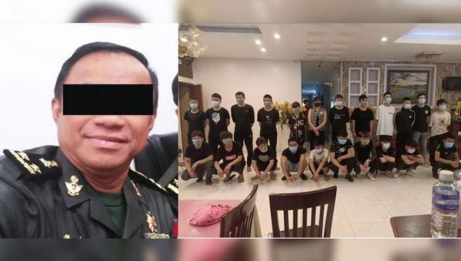 Campuchia bắt trung tướng đưa lậu 28 người TQ về tỉnh giáp VN. Ảnh:&nbsp;THE PHNOM PENH POST&nbsp;