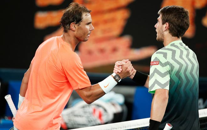 Nadal từng có những set thắng rất nhọc nhằn trước Cameron Norrie ở vòng 3 Australian Open hồi giữa tháng 2 năm nay