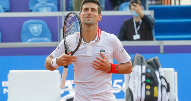 Djokovic vẫn đang thẳng tiến đến ngôi vô địch