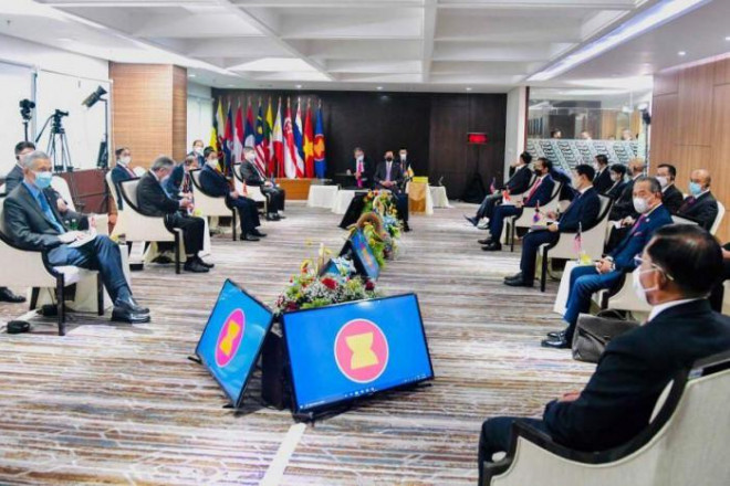 Toàn cảnh Hội nghị Thượng đỉnh ASEAN tại Jakarta ngày 24/4