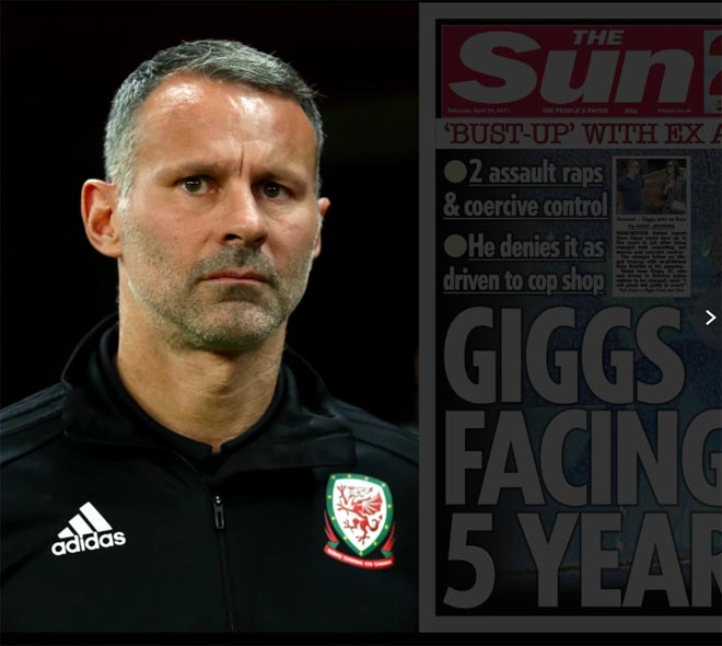 Giggs sẽ phải ra tòa vào ngày 28/4 và có nguy cơ đi tù 5 năm