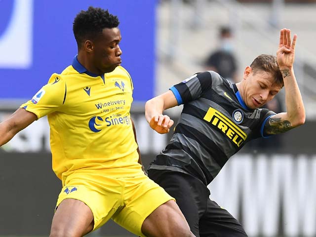 Hellas Verona từng có lúc gây khó dễ cho Inter Milan