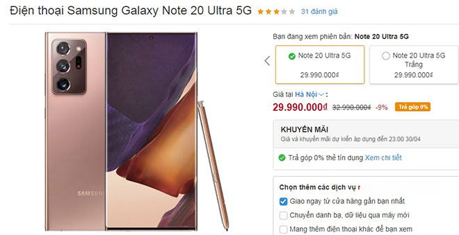 iPhone 12, Galaxy Note 20 và hàng loạt smartphone giảm sập sàn cuối tuần - 3