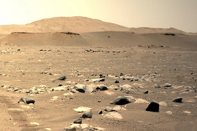 Hình ảnh trên Sao Hỏa được tàu thám hiểm Perseverance chụp. Ảnh NASA.&nbsp;