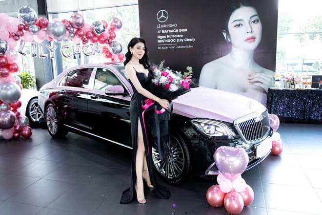 &#34;Ngọc nữ Bolero&#34; Lily Chen tậu Mercedes-Maybach S450 gần 8 tỷ đồng - 4