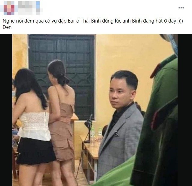 Hình ảnh Lê Bảo Bình có mặt ở đồn công an gây xôn xao mạng xã hội