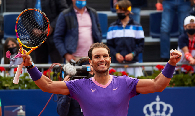 Rafael Nadal giành chiến thắng một trận kịch chiến