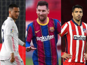 Bóng đá - Chóng mặt bảng xếp hạng La Liga: Real hòa - Atletico thua sốc, Barca &quot;ngư ông đắc lợi&quot;