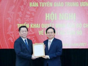 Tin tức trong ngày - Nguyên Bộ trưởng Phùng Xuân Nhạ làm Phó Trưởng Ban Tuyên giáo Trung ương