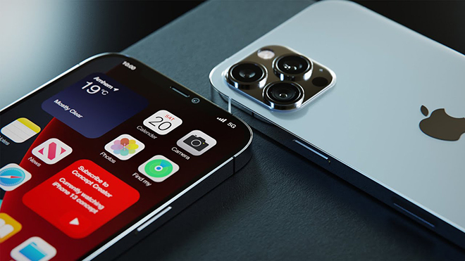 Ảnh concept iPhone 13 Pro.