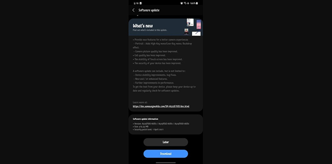 Những tính năng mới sẽ đến với Galaxy A52 thông qua bản cập nhật.