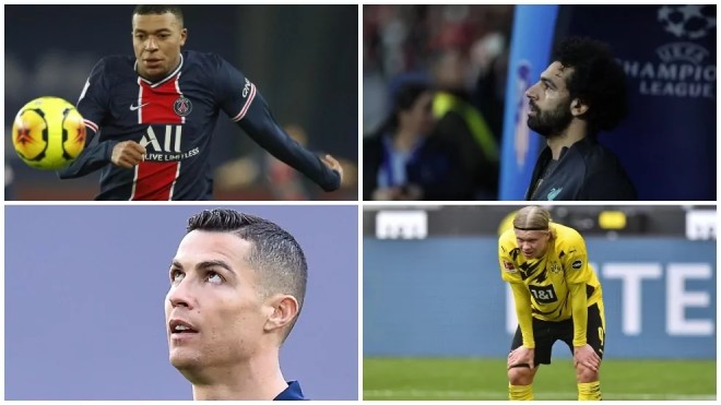 Mbappe, Salah, Ronaldo, Haaland đối diện nguy cơ làm khán giả ở Champions League mùa tới