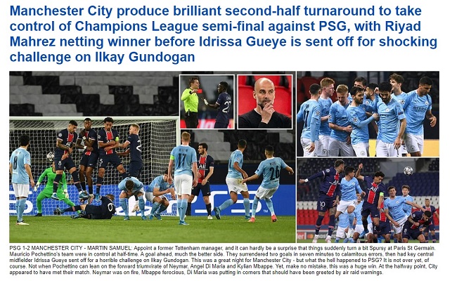 Tờ Daily Mail ca ngợi sự thay đổi của&nbsp;Pep Guardiola