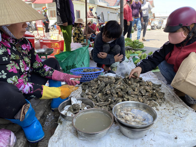 Hàu sống 100.000 đồng/3 kg