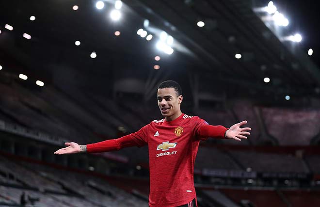 Dự bị Mason Greenwood ấn định 6-2 cho MU ở phút 86 với cú sút chéo góc