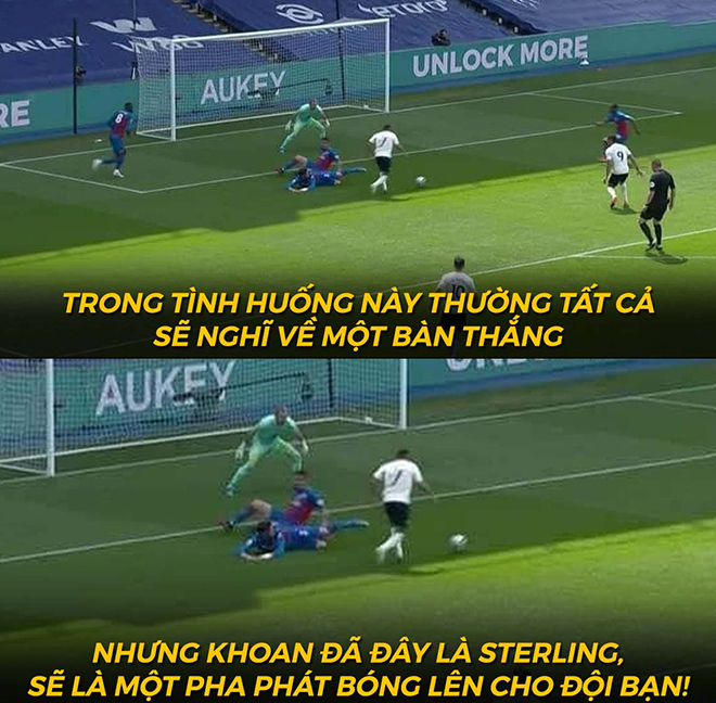 Khi Sterling có bóng trước khung thành đội bạn là biết điều gì xảy ra rồi.