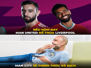 Tranh vui - Ảnh chế: Pep thảnh thơi chờ Liverpool hạ MU để nâng cúp vô địch