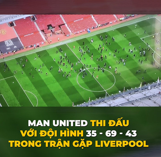 Toàn cảnh trận đấu MU vs Liverpool đêm qua.