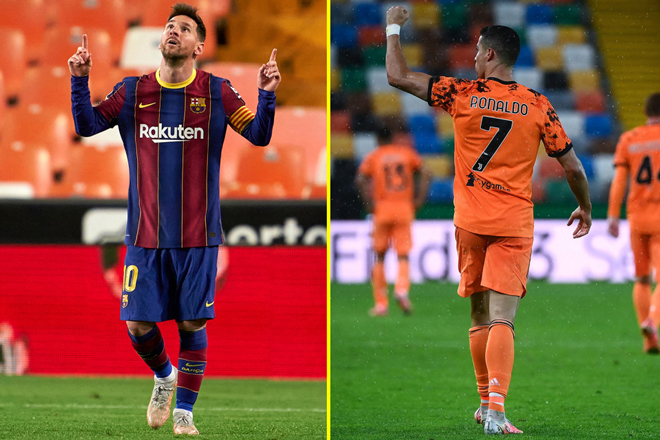 
Messi và Ronaldo cùng tỏa sáng giúp Barcelona và Juventus thắng trận
