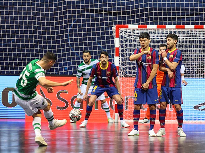 Sporting CP đối đầu với Barcelona trong trận chung kết futsal Champions League