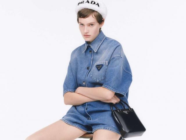 Thời trang - Prada ra mắt bộ sưu tập bền vững với chất liệu denim hữu cơ