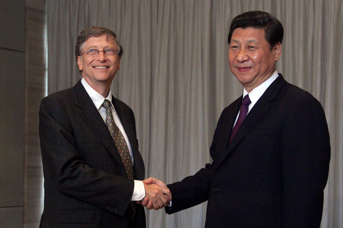 Ông Tập Cận Bình gặp tỷ phú Mỹ Bill Gates.