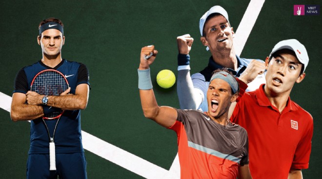 Nishikori không xếp Federer "chung mâm" với Nadal, Djokovic