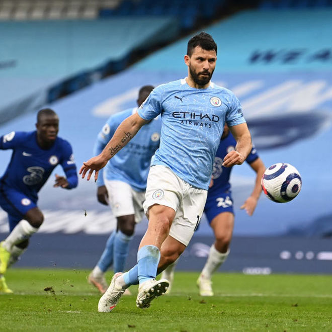 Sergio Aguero sút penalty kiểu panenka thất bại