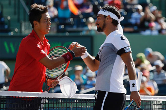 Kei Nishikori chạm trán Fabio Fognini ngay vòng đầu tiên tại Rome Masters năm nay