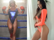 Thể thao - Kiều nữ UFC mặc bikini chơi Boxing, mỹ nữ đô vật diện nội y sặc sỡ